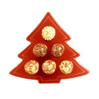 Thumbnail for 6 cavities Clear/Red Christmas Tree Candy case (5 count)