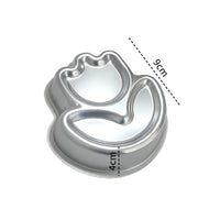 Thumbnail for Mini Tulip Aluminum Cake Mold – Set of 4 (9 x 4 cm) by Caparroz – Oven-Safe & Food-Grade