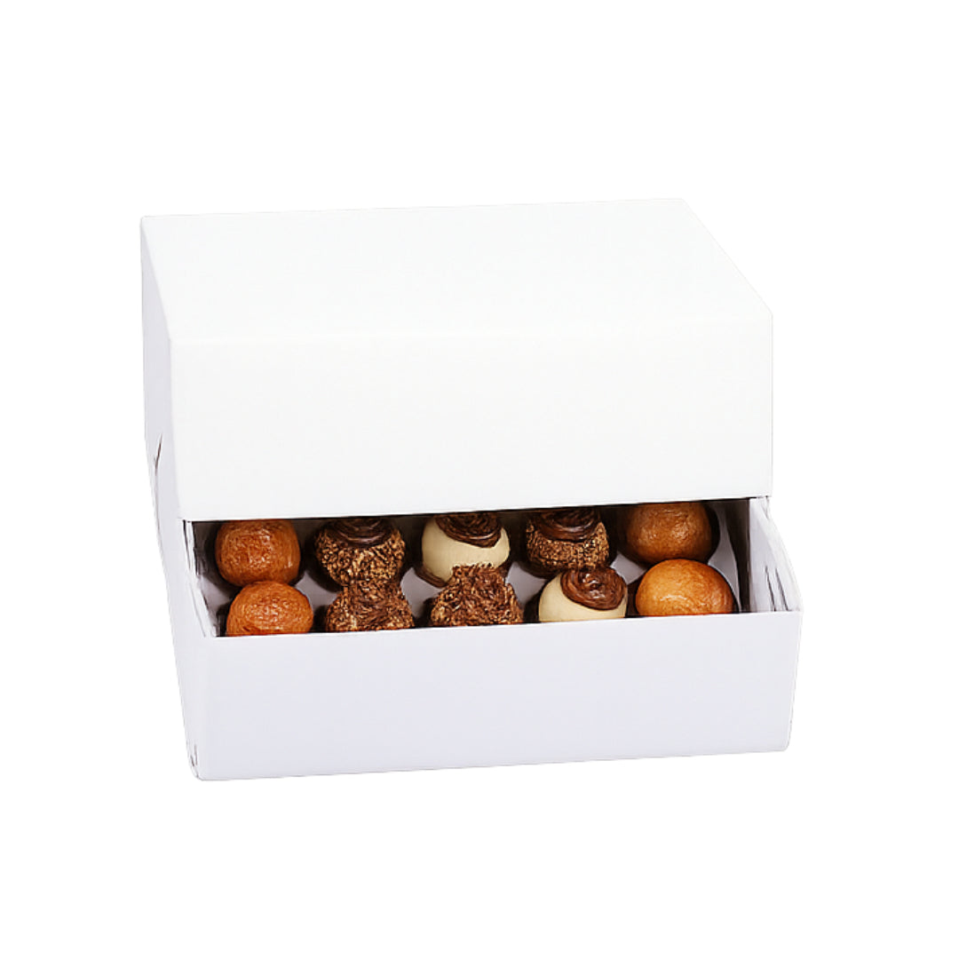 Candy and Brigadeiro Box for 25 Candies with Insert Tray – Pack of 10 Units