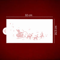 Thumbnail for Cake Stencil - Christmas Design - BlueStar