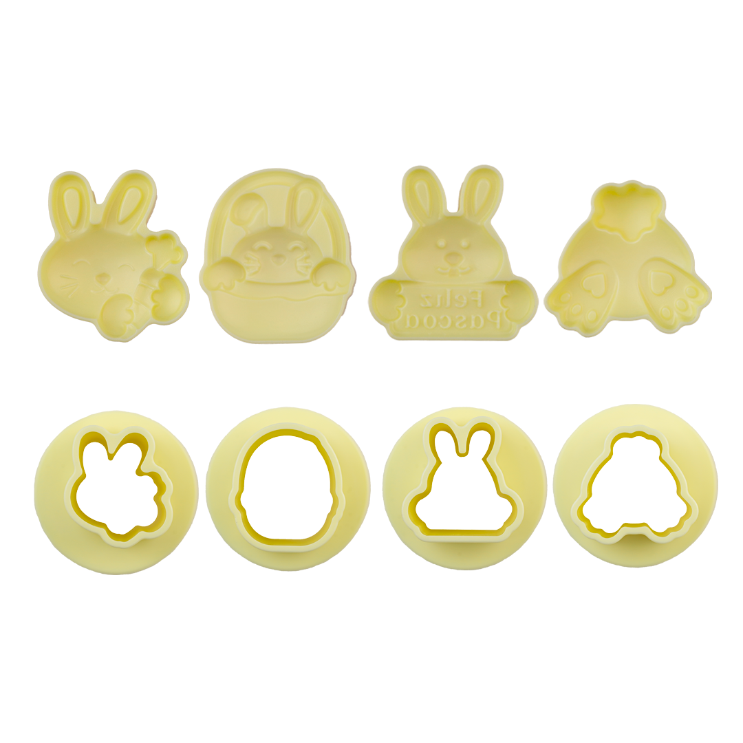 Brigadeiro Ejector Mold 4 designs Set (Easter Bunny) BlueStar