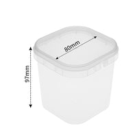 Thumbnail for Square Containers For Cake In A Jar With Lid  (500ml) - 10 Pack