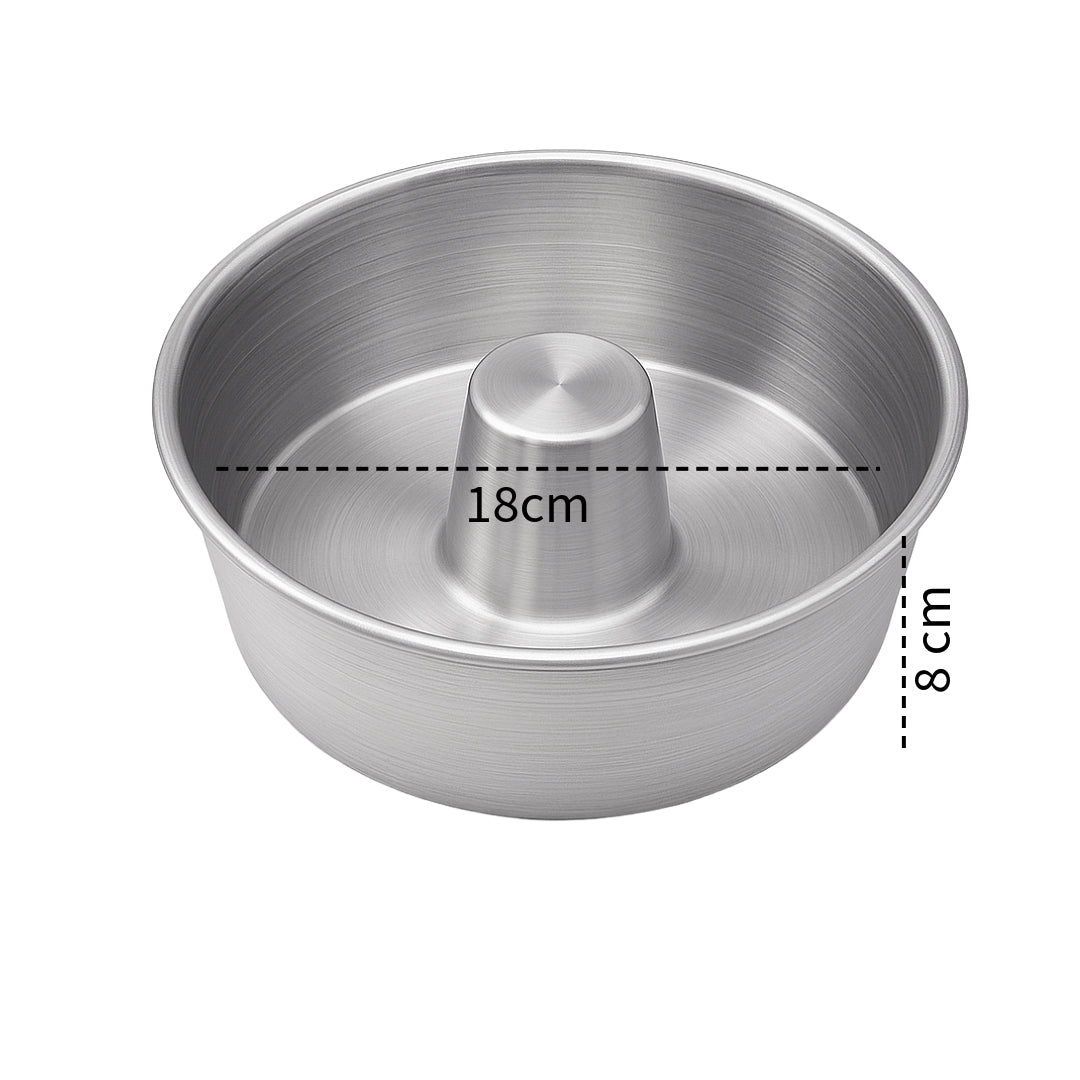 Angel Food Cake Pan – Conical Tube Pan – 20.8x8cm – Aluminum by Caparroz