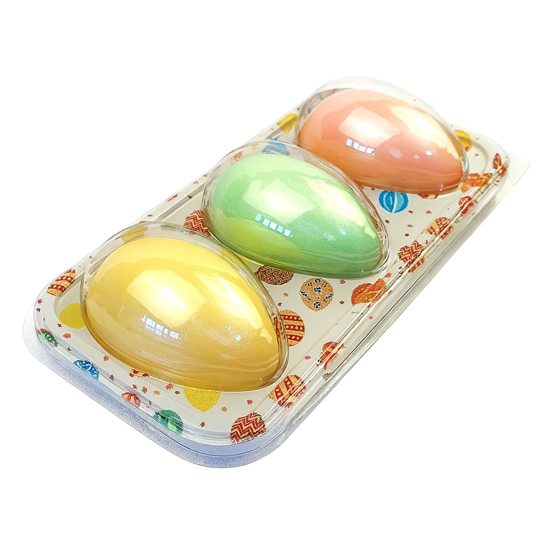 3 Cavities 50g Easter Egg (Egg design/Clear Case (5 count)