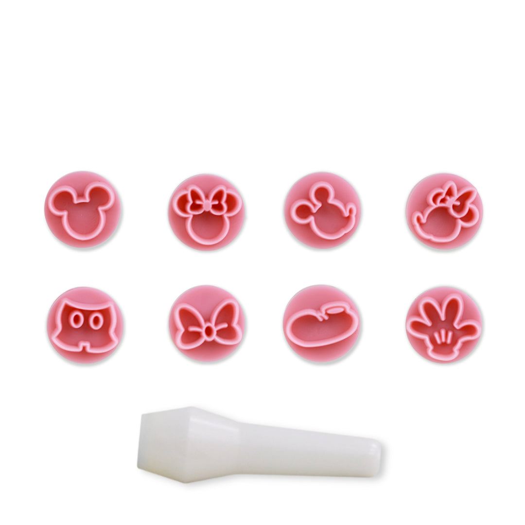 "Little Mice Party Theme" Embossing Candy Stamp Set (BlueStar 9 pieces)