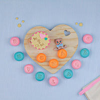 Thumbnail for Mini Fondant & Brigadeiro Embosser Stamp Set | 2cm (Balloon Letters | Letras Fofas