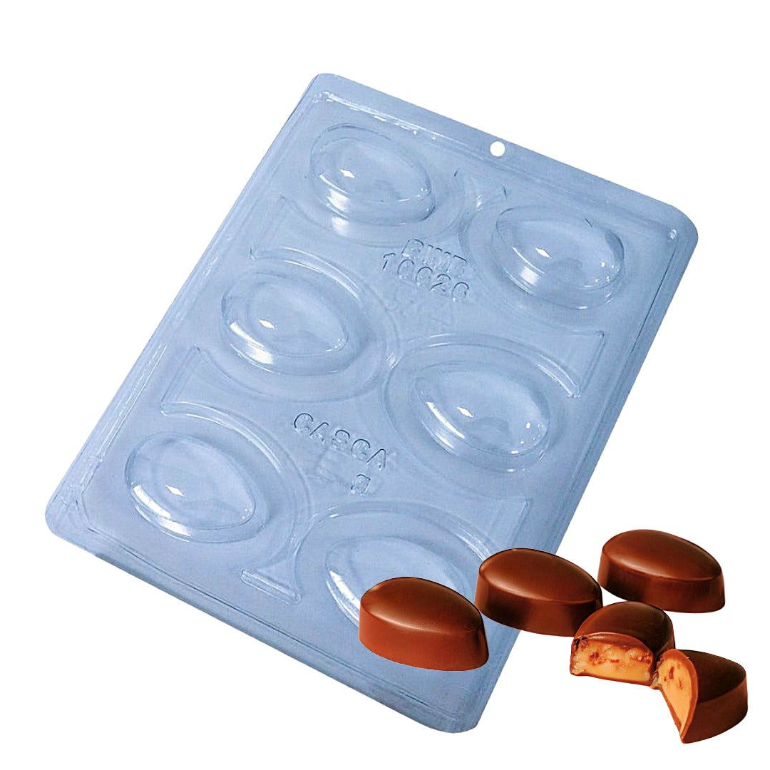Plain egg Bonbon 3-Part Chocolate Mold (BWB)