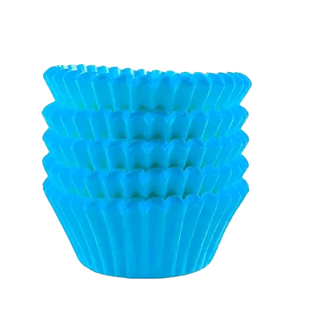 Premium Greaseproof Paper Candy Cups for Brigadeiros – BLUE