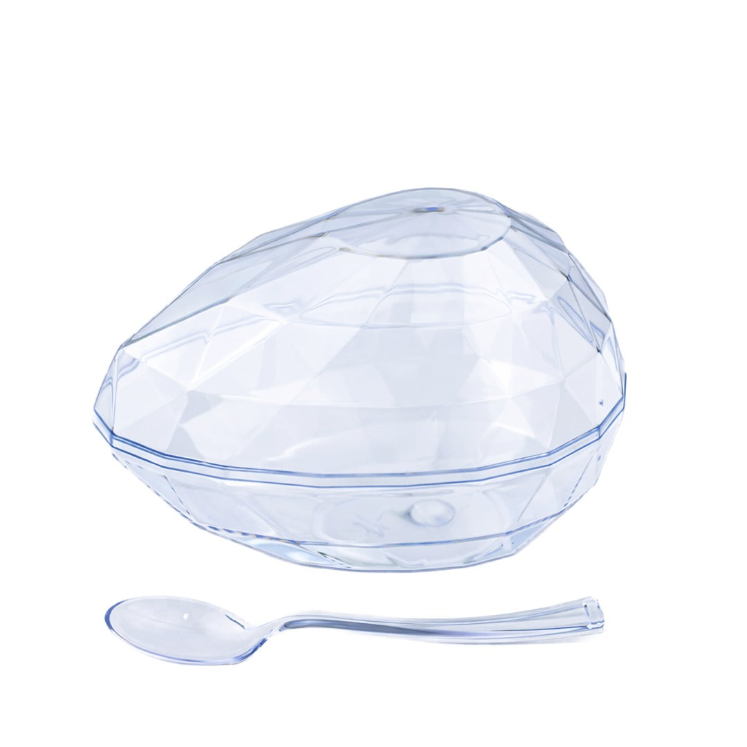 Easter Egg Diamond Shell (350g) - Set of 4 Pieces Includes Spoon