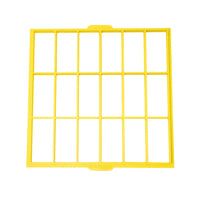 Thumbnail for Frozen Cake Slice Cutter Grid for Brazilian-style Iced Cake | Light Yellow