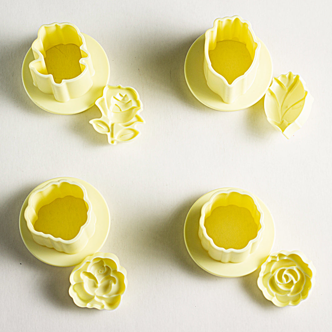 Brigadeiro Ejector Molds 4 designs Set (Roses) BlueStar