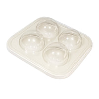 Thumbnail for 4 Cavities Clear/White Candy Case (5 count)