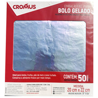 Thumbnail for Wrapping for Bolo Gelado | Pearlescent/Nacarado 20x22cm (50 Pack)