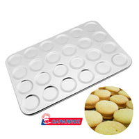 Thumbnail for Brazilian Wedding Cookie Pan – 43.5 x 29.5 cm – 24 Cavities – Professional Aluminum Mold by Caparroz