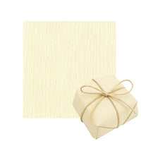 Thumbnail for Folhas de Papel Crepom para Embrulho de Bem Casados 15cm x 15cm Baunilha (40 Folhas)