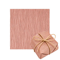 Thumbnail for Folhas de Papel Crepom para Embrulho de Bem Casados 15cm x 15cm Ouro Rosé (40 Folhas)