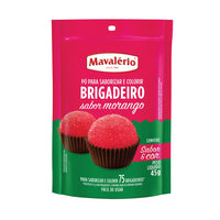 Thumbnail for Mavalério Strawberry Brigadeiro Powder Mix – Flavoring & Coloring Powder for Brigadeiro – 45g (1.5oz)