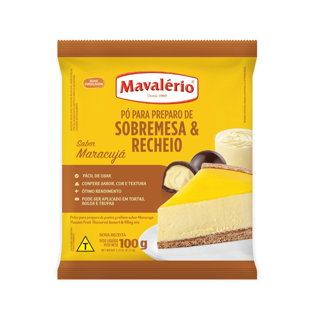 Mezcla de Postre con Sabor a Fruta de Pasión 100G (3.5oz)