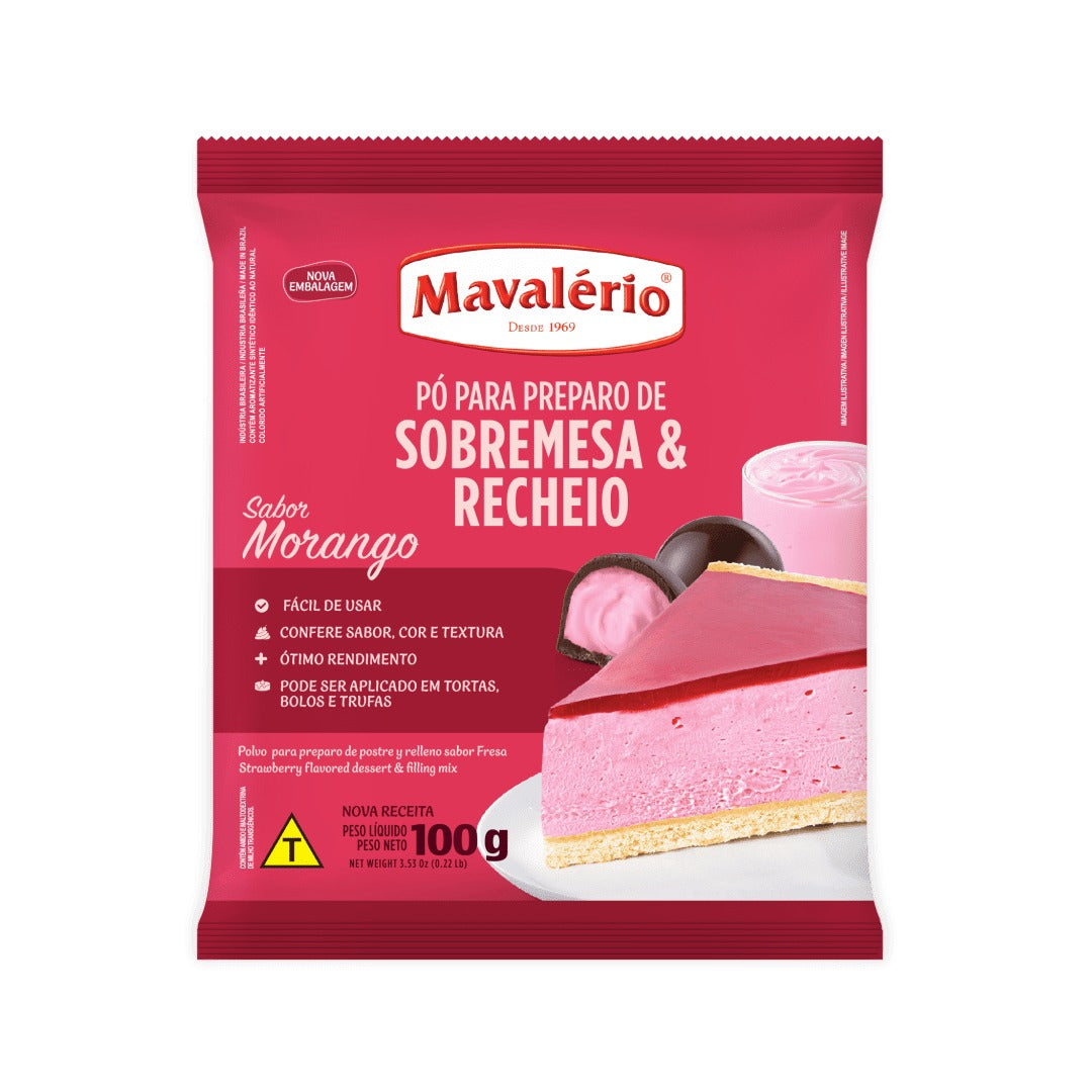Fresa Sabor Postre Mix 100g (3.5oz)