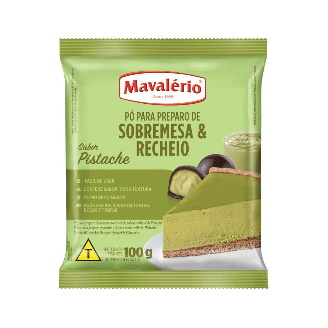 Mavalério Pistachio Dessert & Filling Mix Powder – 100g (3.5oz)
