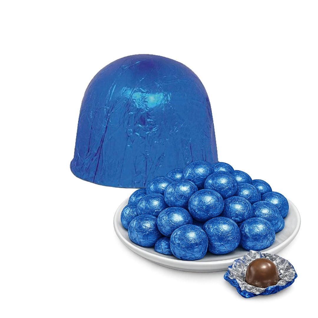 BLUE - Aluminum Wrapping For Truffles and Candies 300 Count - 160mm x 156mm