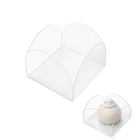 Thumbnail for Capacillos mini transparentes para postres - 50 unidades (3 cm x 3 cm)
