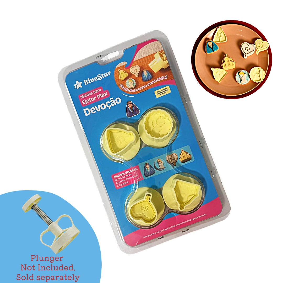 Brigadeiro ejector mold (Devotion-themed designs) – BlueStar (8 pcs Set)