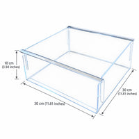 Thumbnail for Square Acrylic Cake Display Mold with Free Spatula – 30 × 30 × 10 cm (11.81 × 11.81 × 3.94 in)