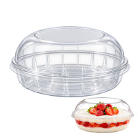 Thumbnail for BWB 67 oz (2 L) Oblong Dessert Container with Dome Lid – 10-Pack