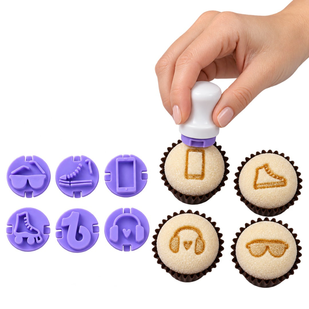 "Young Accessories" Embossing Candy Stamp Set  (7 pieces) Jovem