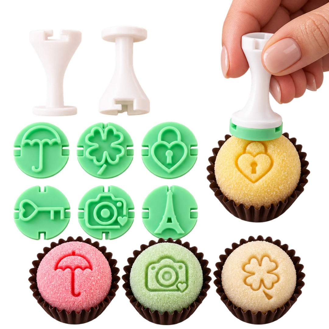 "Miscellaneous #4" Embossing Candy Stamp Set  (8 pieces) Diversos 4