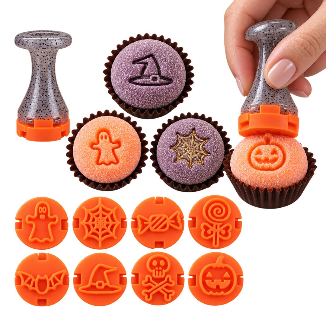 "Halloween" Embossing Candy Stamp Set  (11 pieces) Halloween