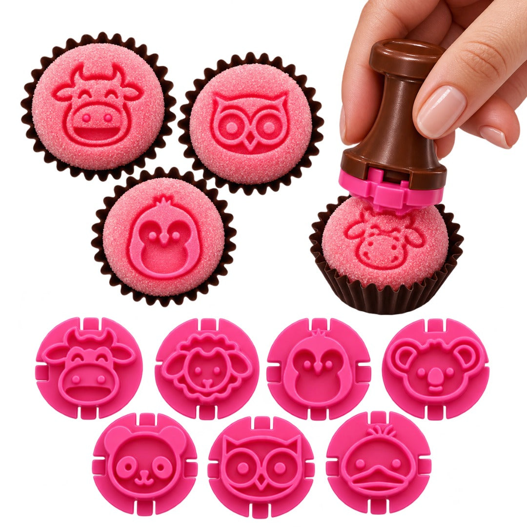"Animals 2" Embossing Candy Stamp Set  (9 pieces) Bichinhos 2
