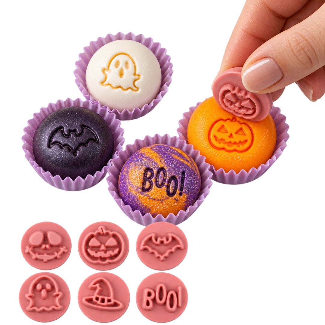 "Halloween" Embossing Candy Stamp Set  (BlueStar 7 pieces) 2cm
