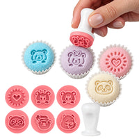 Thumbnail for Mini Fondant & Brigadeiro Embosser Stamp Set – Teddy Bears | 2 cm (0.79 in) | Ursinhos