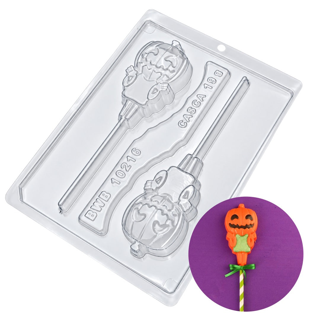 Molde de Chocolate de 3 Partes Paleta Calabaza – BWB