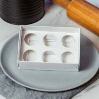 Thumbnail for 6 cavities Dessert Box With Clear Lid (10 pack)