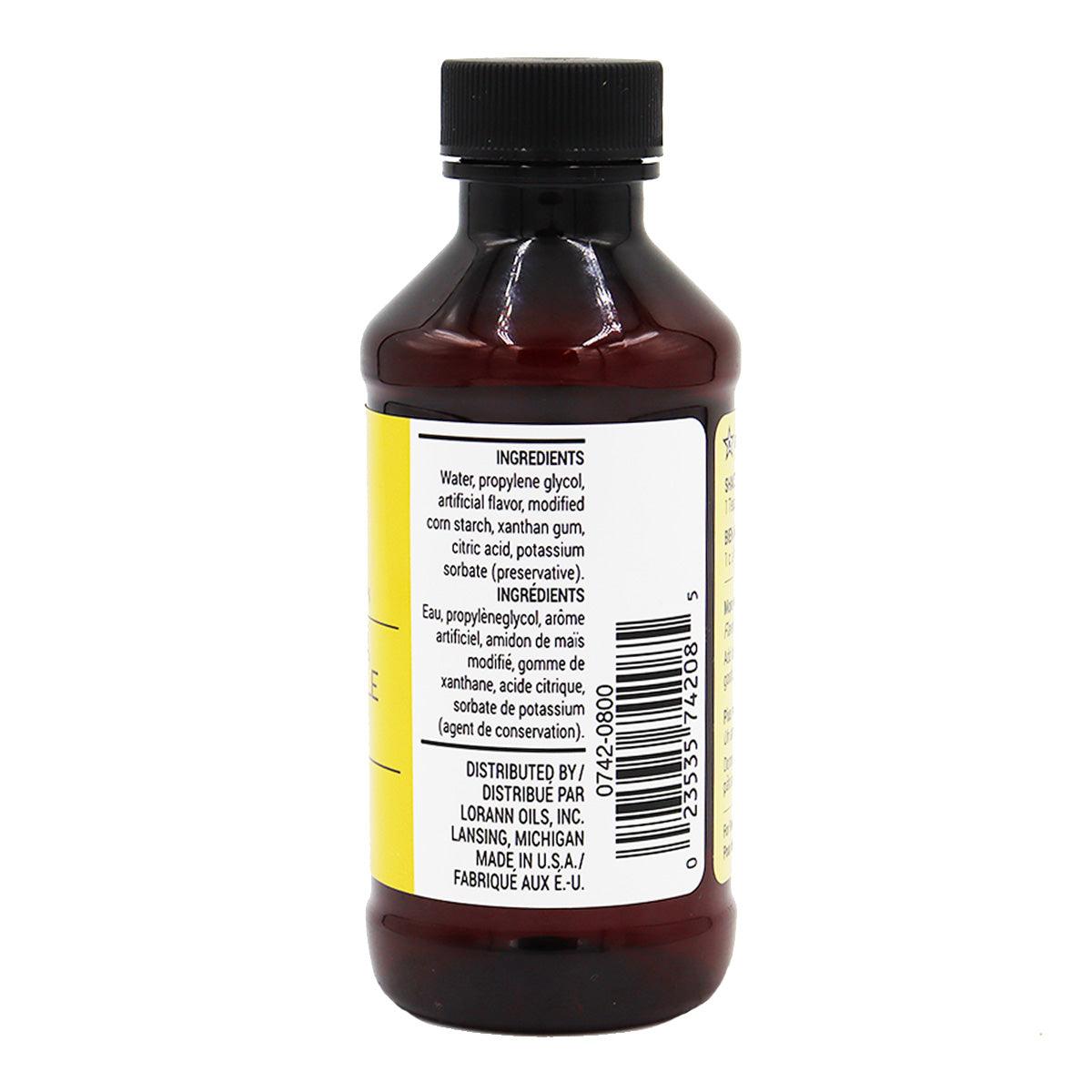 Butter Vanilla Bakery Emulsion 4 fl oz (118ml) - ViaCheff.com