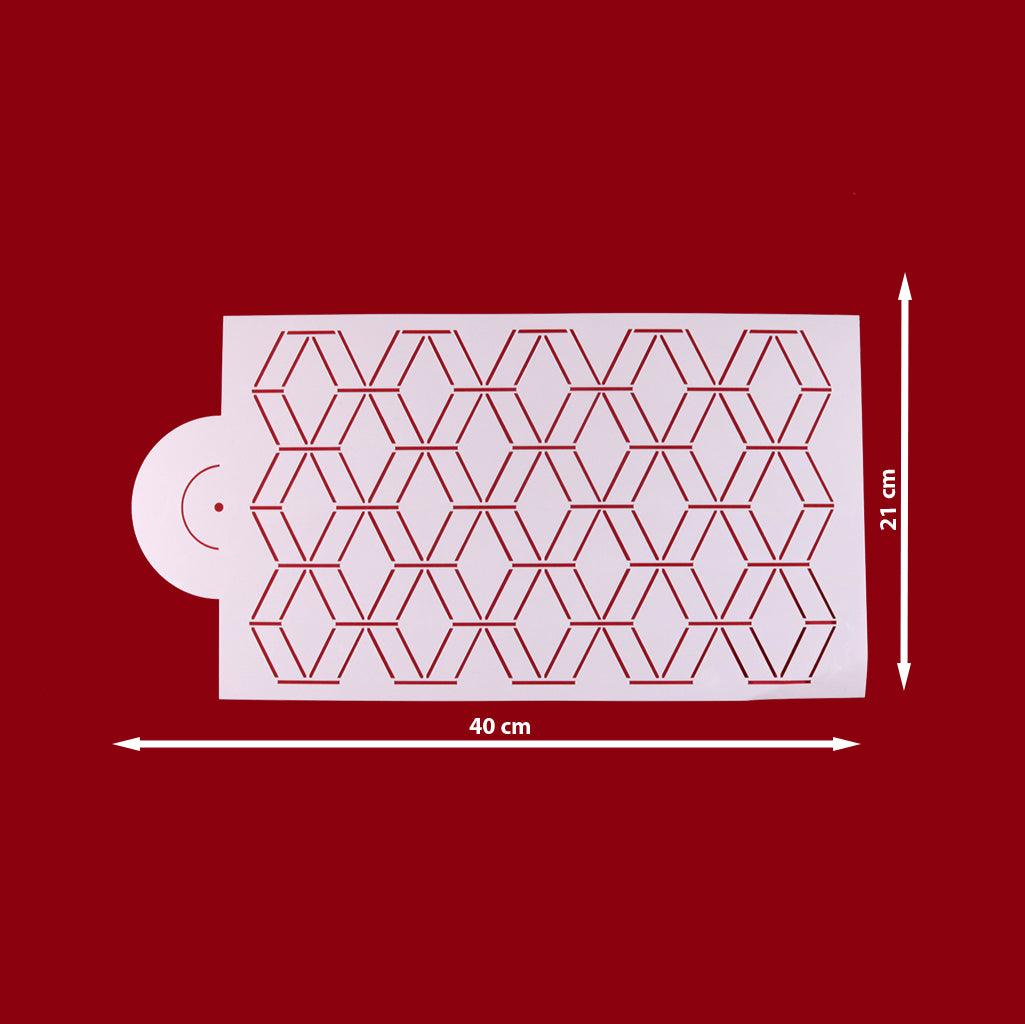 Cake Stencil Design #09 - ViaCheff.com