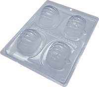 Thumbnail for 55mm Pumpkin 3-Part Chocolate Mold (BWB) - ViaCheff.com