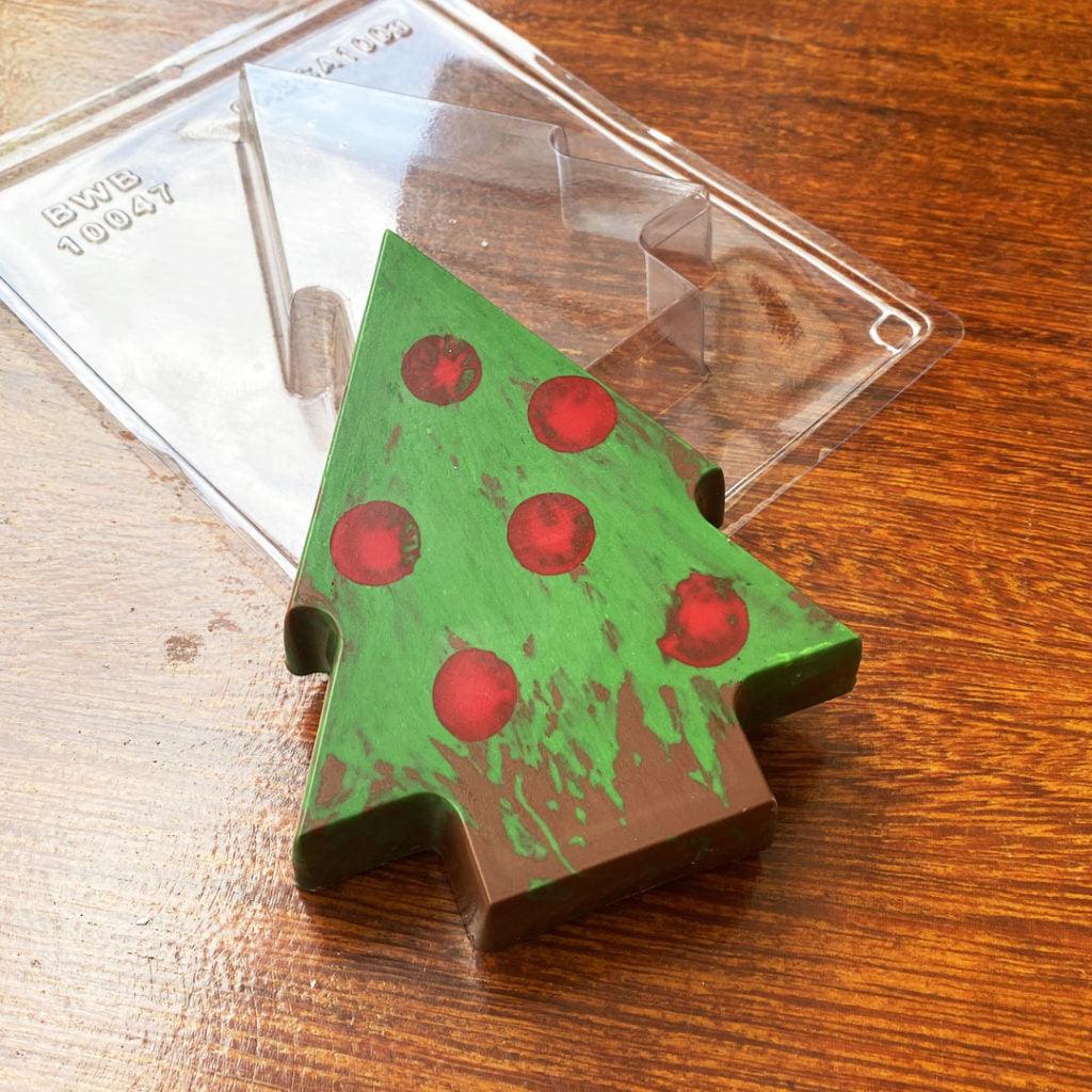 Christmas Tree 3-Part Chocolate Mold (BWB) - ViaCheff.com