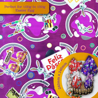 Thumbnail for Wrapping Paper for 100g to 150g Easter Egg - 5 pack. Model #100536 - ViaCheff.com