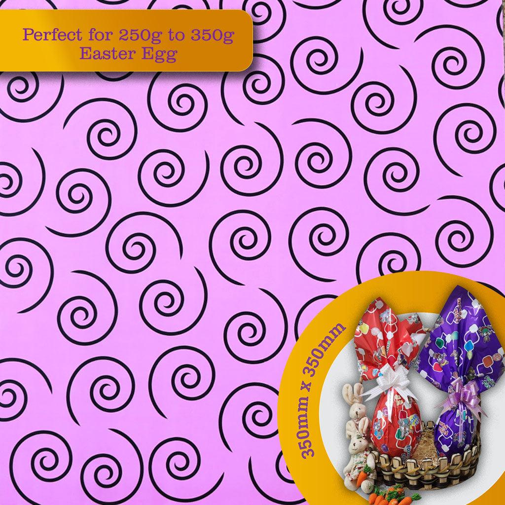 Wrapping Paper for 250g to 350g Easter Egg - 5 pack. Model #100570 - ViaCheff.com
