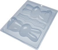 Thumbnail for Medium Sitting Bunny  - 3-Part Chocolate Mold(BWB) - ViaCheff.com