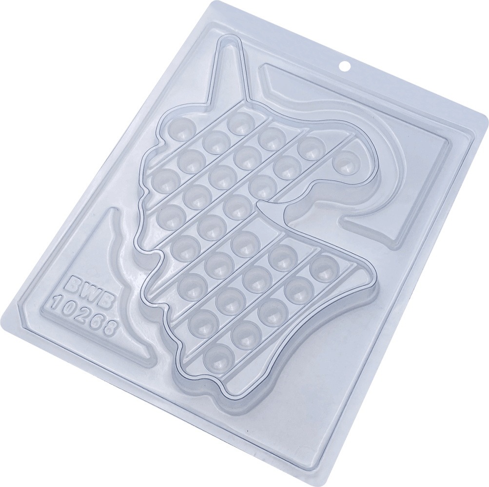 Pop It Unicorn Standard Chocolate Mold - ViaCheff.com