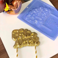 Thumbnail for Feliz Natal Cake Top Chocolate Mold - ViaCheff.com