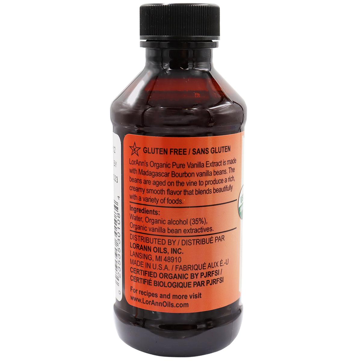 Organic Madagascar Vanilla Extract, 4 oz. (118 ml) - ViaCheff.com