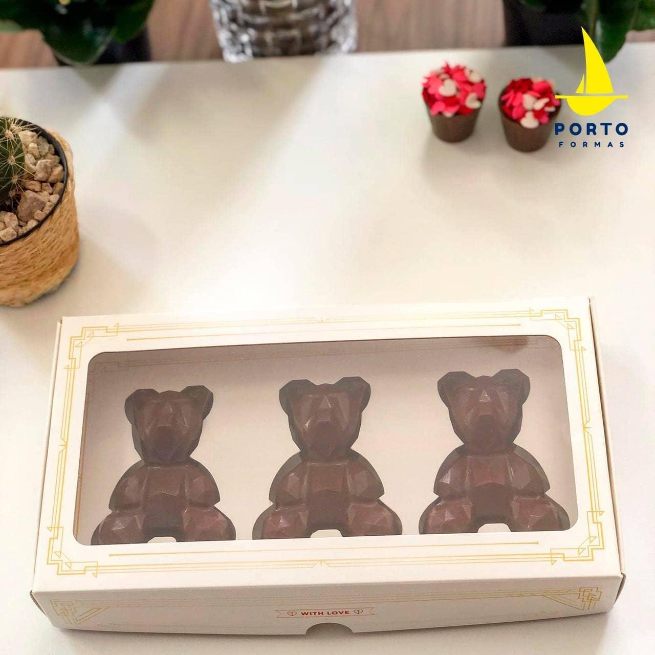 Baby Geometric Bear  Box - ViaCheff.com