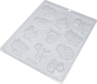 Thumbnail for Farm Animals Standard Chocolate Mold (BWB) - ViaCheff.com