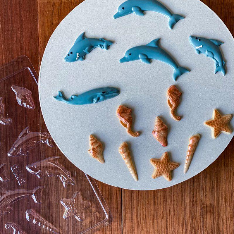 Sea Creatures Standard Chocolate Mold (BWB) - ViaCheff.com